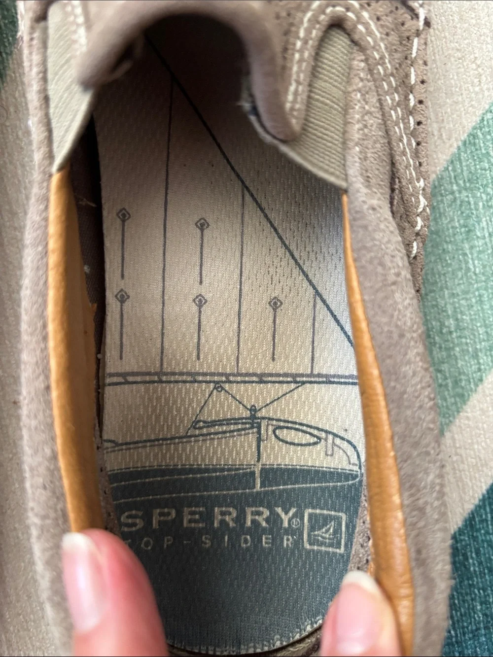 Sperry breathable perforated